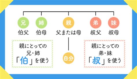 叔父 続柄|叔父・伯父・叔母・伯母の違いと意味とは？行政書士。